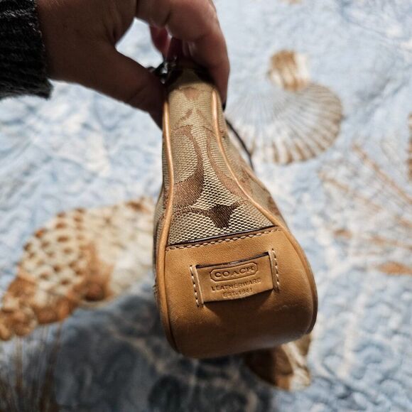 2003 Vintage y2k Coach Demi Shoulder Bag in Signature Monogram Purse - Picture 5 of 8